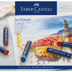 Olejové pastely Faber-Castell Goldfaber, 24 ks
