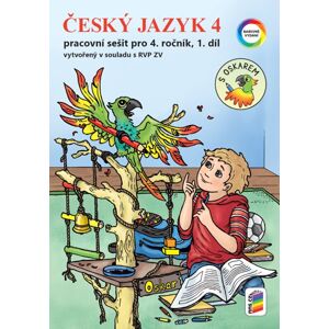 Český jazyk 4 - barevný pracovní sešit 1. díl s Oskarem