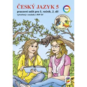 Český jazyk 5 - 2. díl s Rózinkou a Oskarem (barevný pracovní sešit)