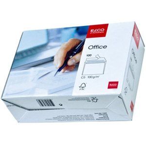 Obálky ELCO Office samolepicí s páskou C5 100 ks bílé