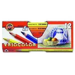 Koh-i-noor Pastelky TRIOCOLOR 3152 JUMBO - 12 barev