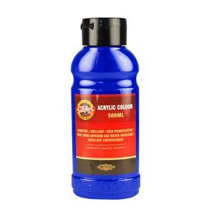 Koh-i-noor akrylová barva Acrylic - 500 ml - ultramarin