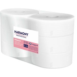 Toaletní papír Jumbo 240 Harmony Professional - 2 vrstvá celulóza ( 6 rolí )