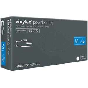 Jednorázové rukavice Vinylex bez pudru, 100ks - vel. M