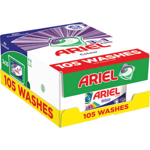 Ariel gelové kapsle 3v1 - XXL Mega Pack 105 ks