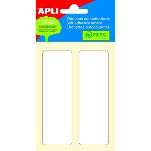 APLI Samolepicí etikety v sáčku 31 × 100 mm - bílé