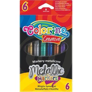 Fixy Colorino - Metalické, 6 barev