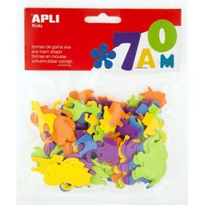 APLI Pěnovka - zvířata - 100 ks, mix barev