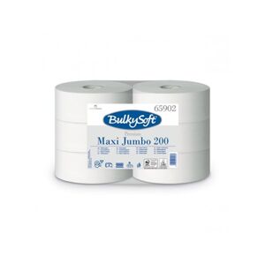 Toaletní papír BulkySoft Maxi Jumbo 200 - 2 vrstvý, 6 rolí