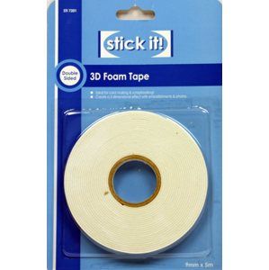 Stick it! Lepící páska oboustranná pěnová 9 mm x 5 m