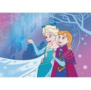 Dětský koberec Ledové království - Anna a Elsa