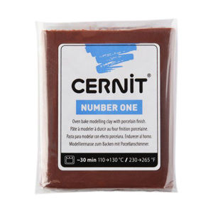 CERNIT Modelovací hmota 56 g - hnědá