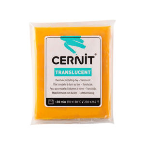 CERNIT Modelovací hmota TRANSLUCENT 56 g žlutá