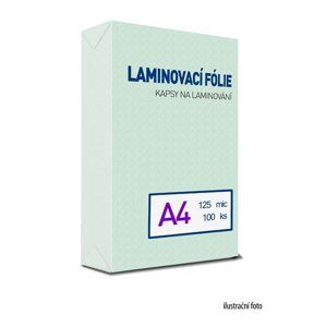 Laminovací fólie - kapsy A4, 125 mic (100 ks)