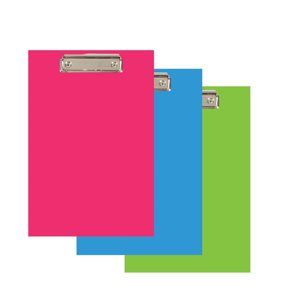 PP Psací podložka Color Office lamino A4 s klipem - zelená