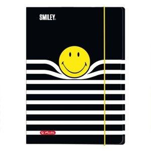 Herlitz Desky s gumou A4 3 klopy - Smiley World Strips