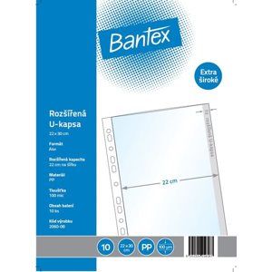 Bantex Zakládací obal A4 "U Maxi" matný 100 mic - 10 ks
