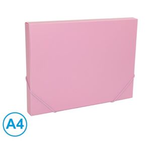 Box na spisy s gumou A4 LUMA pastel - fialový