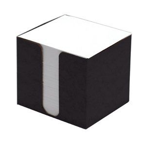 CAESAR OFFICE Špalíček nelepený 8,5x8,5x8 v krabičce - černá