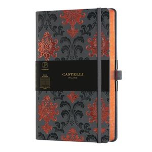Castelli Zápisník linkovaný, 13 × 21 cm, C&G Baroque Copper