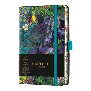 Castelli Zápisník linkovaný, 9 × 14 cm, Eden Lily