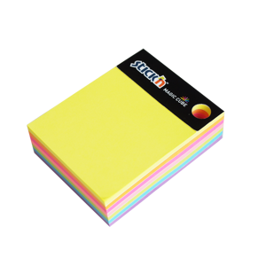 Samolepicí kostka Stick'n Magic 101 × 76 mm, 280 lístků, 7 neonových barev