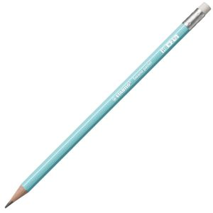 STABILO Swano Pastel Grafitová tužka s pryží HB - modrá