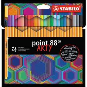 STABILO point 88 Jemný liner ARTY line - sada 24 barev