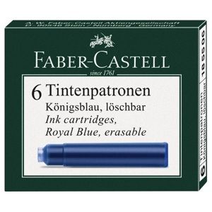 Inkoustové bombičky Faber-Castell 6 ks - modrá