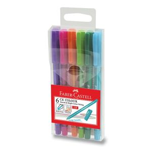 Kuličkové pero Faber-Castell 2470 CX Colour - sada 6 barev