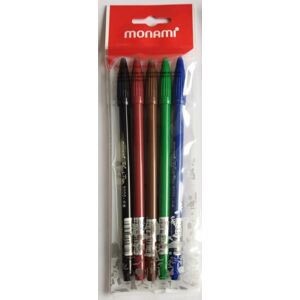 Popisovač Monami Plus Pen 3000 0,4 mm - sada 5 barev - primar
