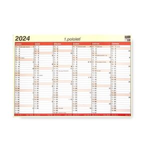 BOBO Kalendář lístkový 2024 A4