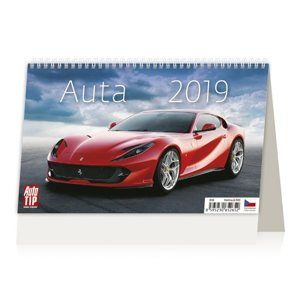 Kalendář stolní 2019 - Auta