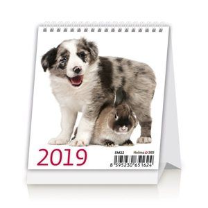 Kalendář stolní 2019 - Mini Pets