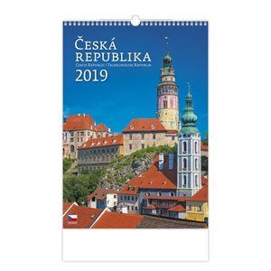 Kalendář nástěnný 2019 - Česká republika