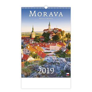 Kalendář nástěnný 2019 - Morava