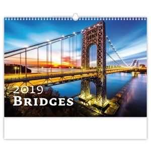 Kalendář nástěnný 2019 - Bridges