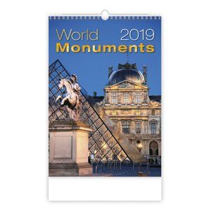 Kalendář nástěnný 2019 - World Monuments