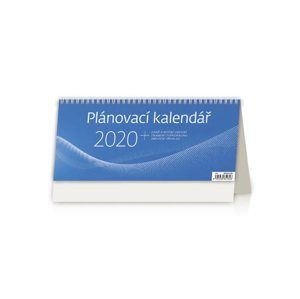 Kalendář stolní 2020 - Plánovací kalendář MODRÝ