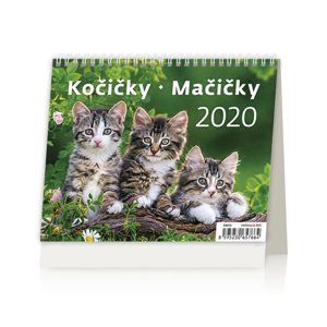 Kalendář stolní 2020 - Minimax Kočičky/Mačičky