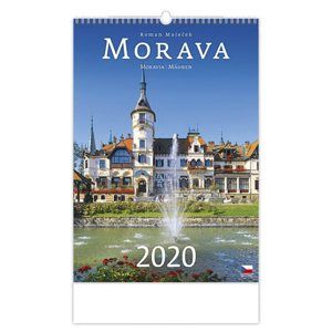 Kalendář nástěnný 2020 - Morava/Moravia/Mahren
