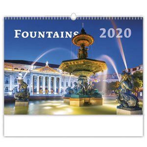 Kalendář nástěnný 2020 - Fountains