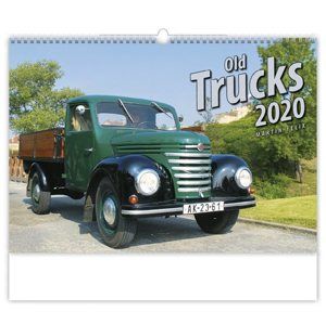 Kalendář nástěnný 2020 - Old Trucks