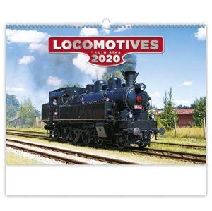 Kalendář nástěnný 2020 - Locomotives