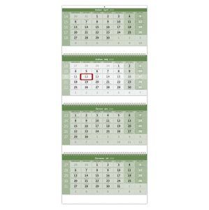 Kalendář nástěnný 2020 - Čtyřměsíční skládaný GREEN