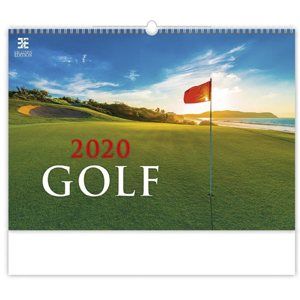 Kalendář nástěnný 2020 - Golf
