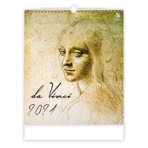 Kalendář nástěnný 2021 Exclusive Edition - Leonardo da Vinci