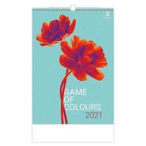 Kalendář nástěnný 2021 Exclusive Edition - Game of Colours