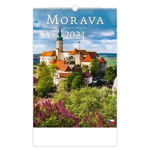 Kalendář nástěnný 2021 - Morava/Moravia/Mahren
