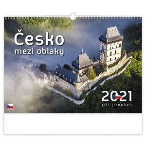 Kalendář nástěnný 2021 - Česko mezi oblaky